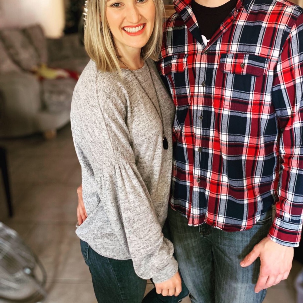 Lucky Brand Gray Long Sleeve